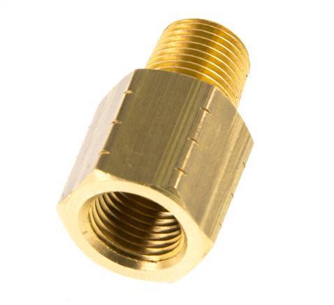 R 1/8 inch x 1/8 inch NPT M/F Brass Reducing Ring 16 Bar - Hydraulic — image 8