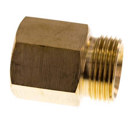 G 1 inch x 1 inch NPT M/F Brass Reducing Ring 16 Bar - Hydraulic — image 2