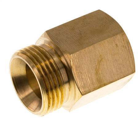G 1 inch x 1 inch NPT M/F Brass Reducing Ring 16 Bar - Hydraulic — image 5