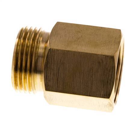 G 1 inch x 1 inch NPT M/F Brass Reducing Ring 16 Bar - Hydraulic — image 6