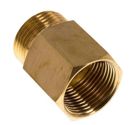 G 1 inch x 1 inch NPT M/F Brass Reducing Ring 16 Bar - Hydraulic — image 7