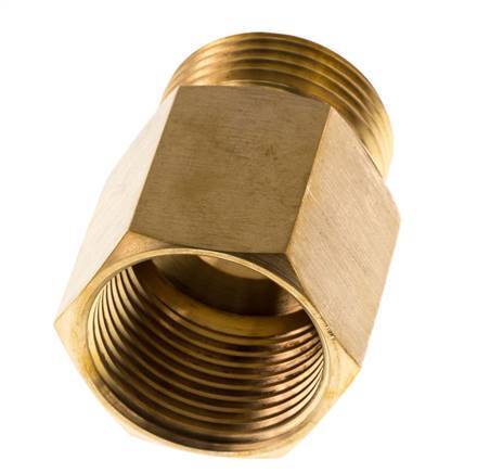 G 1 inch x 1 inch NPT M/F Brass Reducing Ring 16 Bar - Hydraulic — image 8