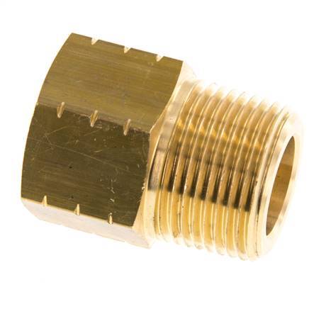 R 1 inch x 1 inch NPT M/F Brass Reducing Ring 16 Bar - Hydraulic — image 2
