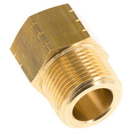 R 1 inch x 1 inch NPT M/F Brass Reducing Ring 16 Bar - Hydraulic — image 3