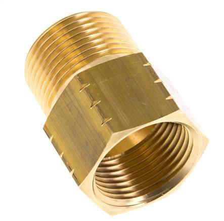 R 1 inch x 1 inch NPT M/F Brass Reducing Ring 16 Bar - Hydraulic — image 7