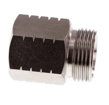 G 1 inch x 1 inch NPT M/F Stainless steel Reducing Ring 40 Bar - Hydraulic — image 2