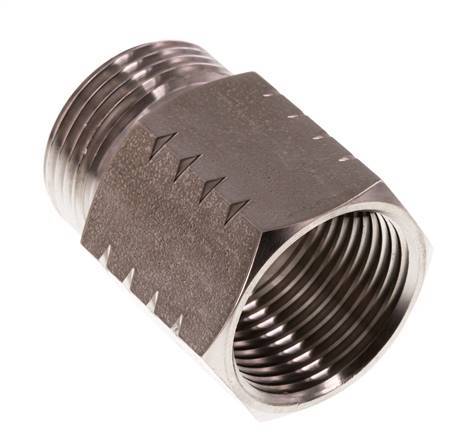 G 1 inch x 1 inch NPT M/F Stainless steel Reducing Ring 40 Bar - Hydraulic — image 7