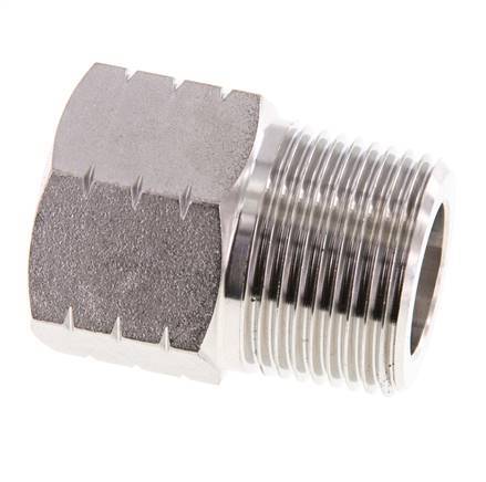 R 1 inch x 1 inch NPT M/F Stainless steel Reducing Ring 40 Bar - Hydraulic — image 2