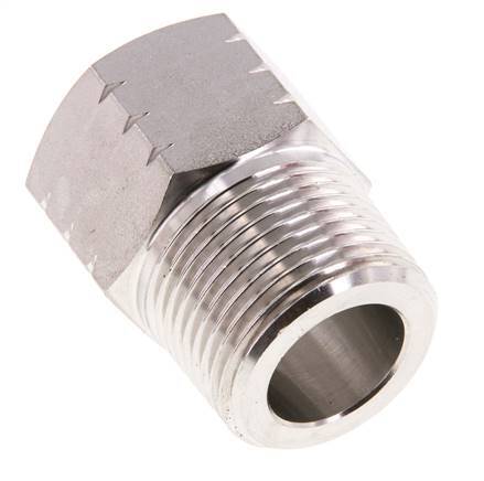 R 1 inch x 1 inch NPT M/F Stainless steel Reducing Ring 40 Bar - Hydraulic — image 3