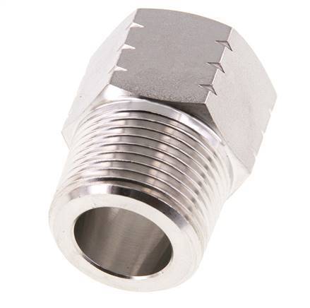 R 1 inch x 1 inch NPT M/F Stainless steel Reducing Ring 40 Bar - Hydraulic — image 4