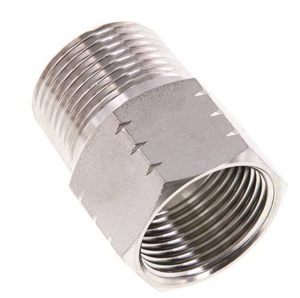 R 1 inch x 1 inch NPT M/F Stainless steel Reducing Ring 40 Bar - Hydraulic — image 7