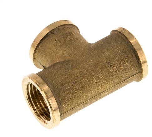 G 1/2 inch Brass Tee 16 Bar — image 1