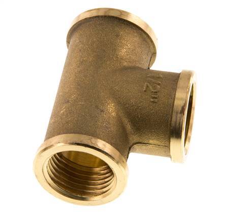 G 1/2 inch Brass Tee 16 Bar — image 4