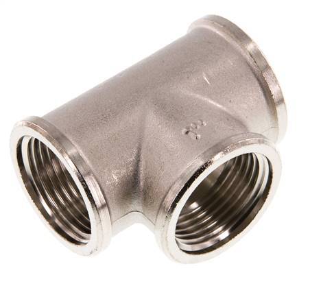 G 1 inch Nickel plated Brass Tee 16 Bar — image 5