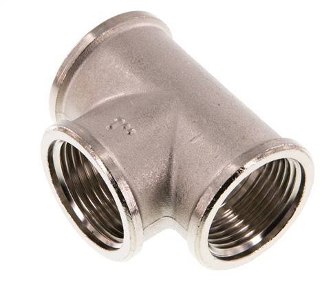 G 1 inch Nickel plated Brass Tee 16 Bar — image 7