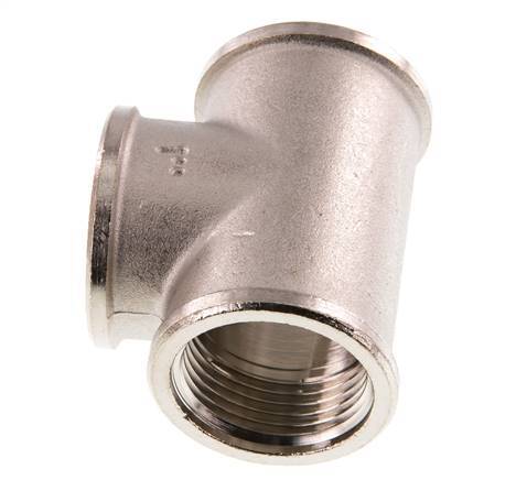 G 1 inch Nickel plated Brass Tee 16 Bar — image 8