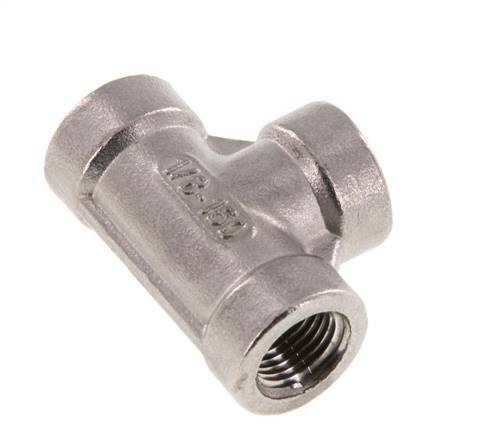 1/8 inch NPT Stainless steel Tee 16 Bar — image 3