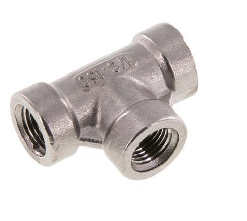 1/8 inch NPT Stainless steel Tee 16 Bar — image 5