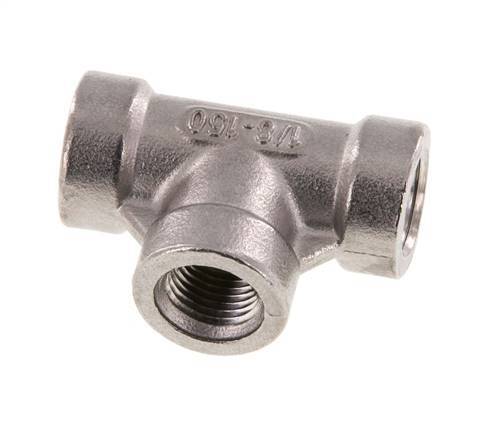 1/8 inch NPT Stainless steel Tee 16 Bar — image 6