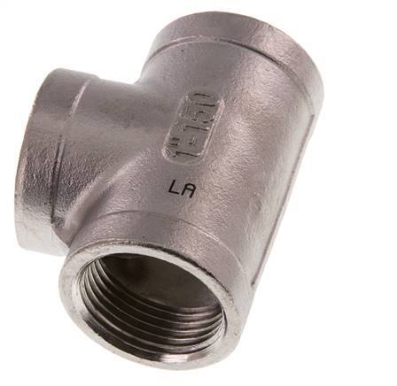 Rp 1 inch Stainless steel Tee 16 Bar — image 8