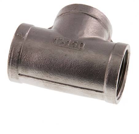 Rp 1 inch Stainless steel Tee 10 Bar — image 2