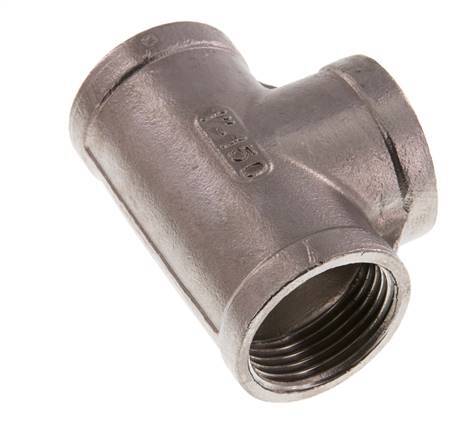 Rp 1 inch Stainless steel Tee 10 Bar — image 3