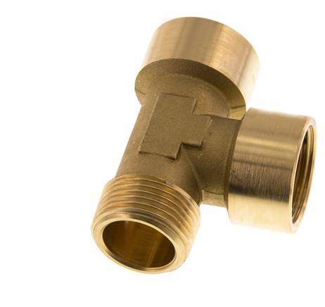 R 1 inch x G 1 inch M/F Brass Tee 16 Bar — image 4