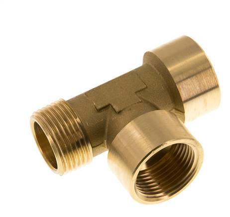 R 1 inch x G 1 inch M/F Brass Tee 16 Bar — image 5