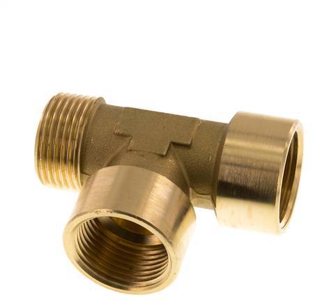 R 1 inch x G 1 inch M/F Brass Tee 16 Bar — image 6