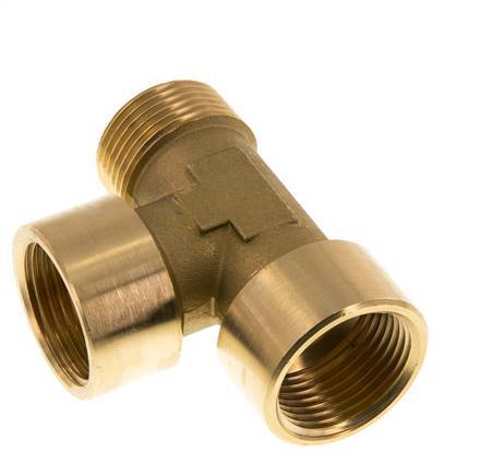 R 1 inch x G 1 inch M/F Brass Tee 16 Bar — image 7