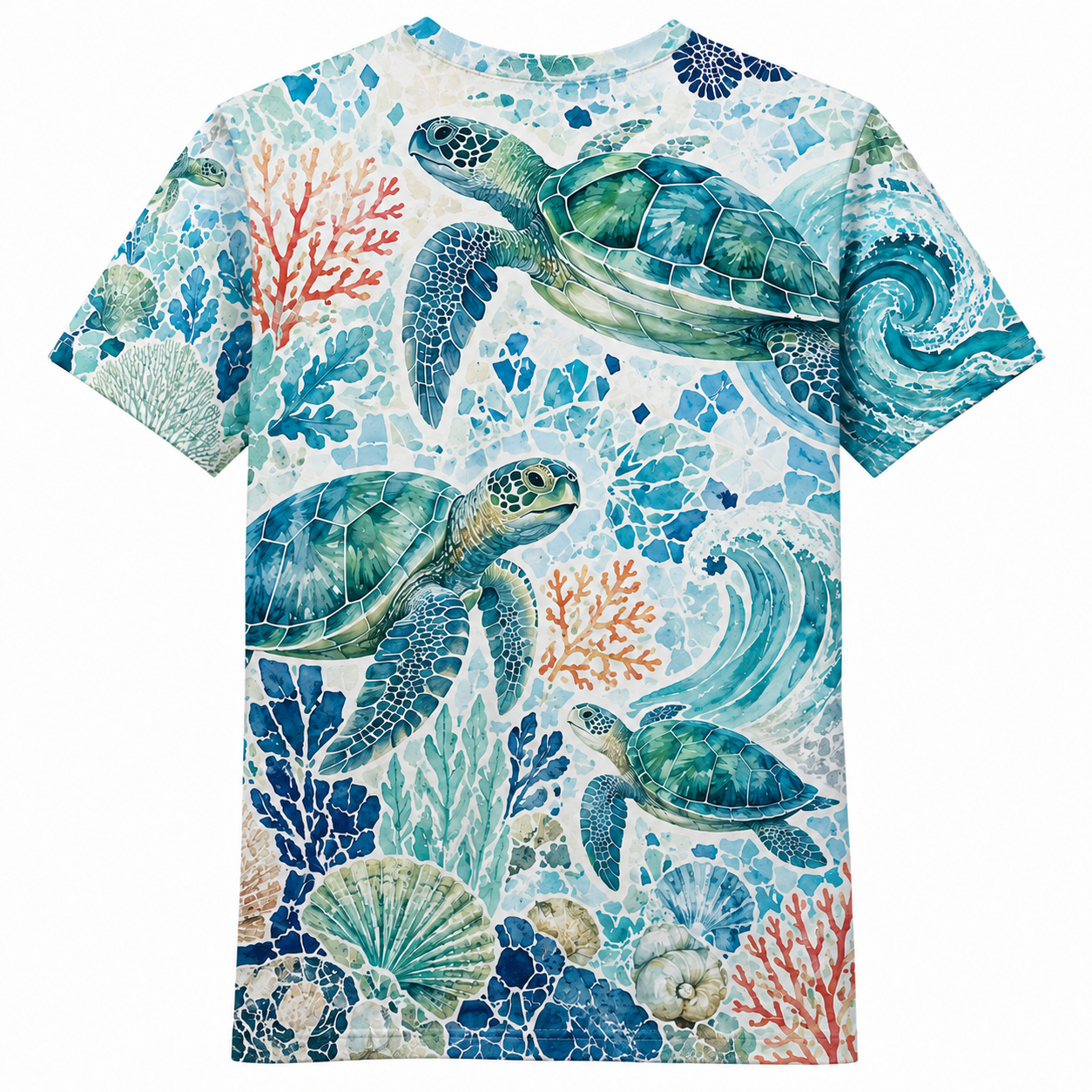 Men's Vintage Tropical Beach Resort Short Sleeve T-Shirt -26