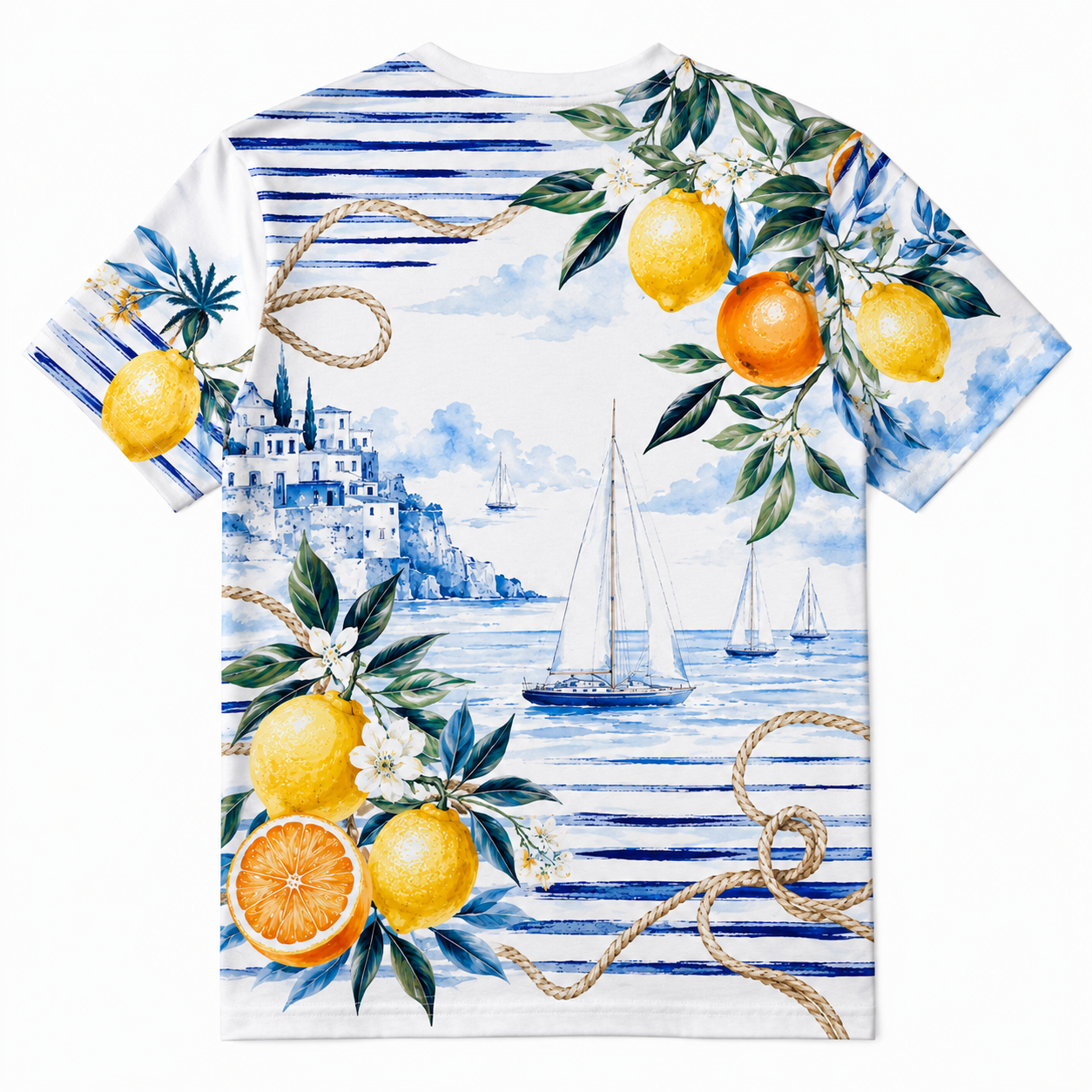 Men's Vintage Tropical Beach Resort Short Sleeve T-Shirt -28