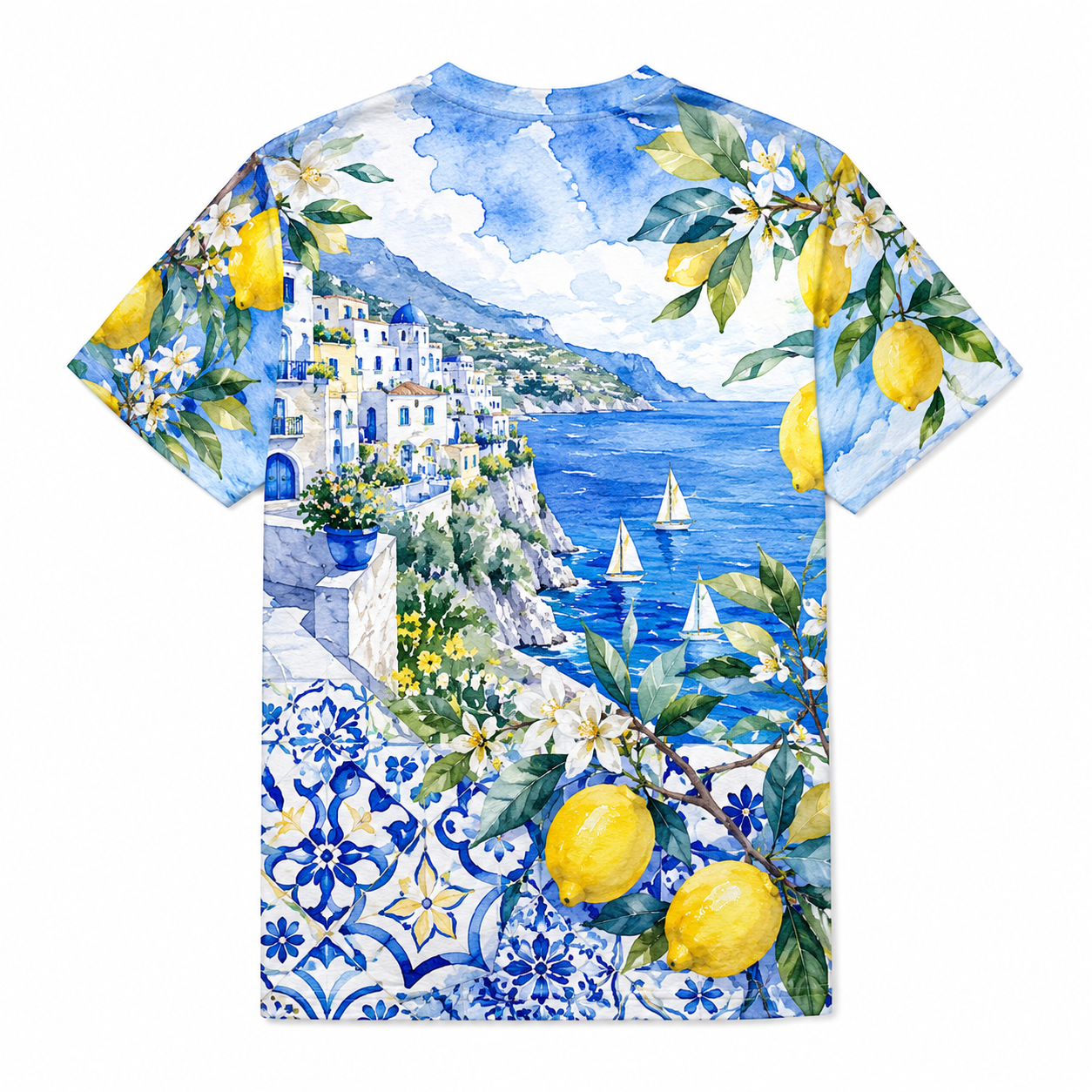 Men's Vintage Tropical Beach Resort Short Sleeve T-Shirt -11