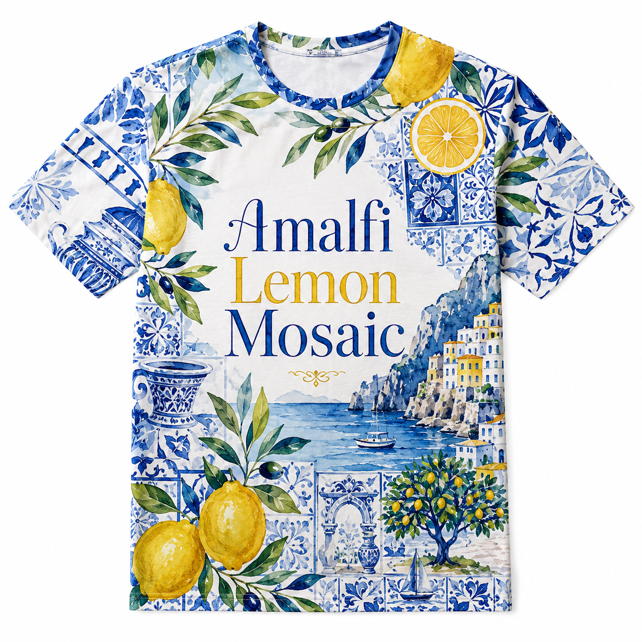 Men's Vintage Tropical Beach Resort Short Sleeve T-Shirt -22