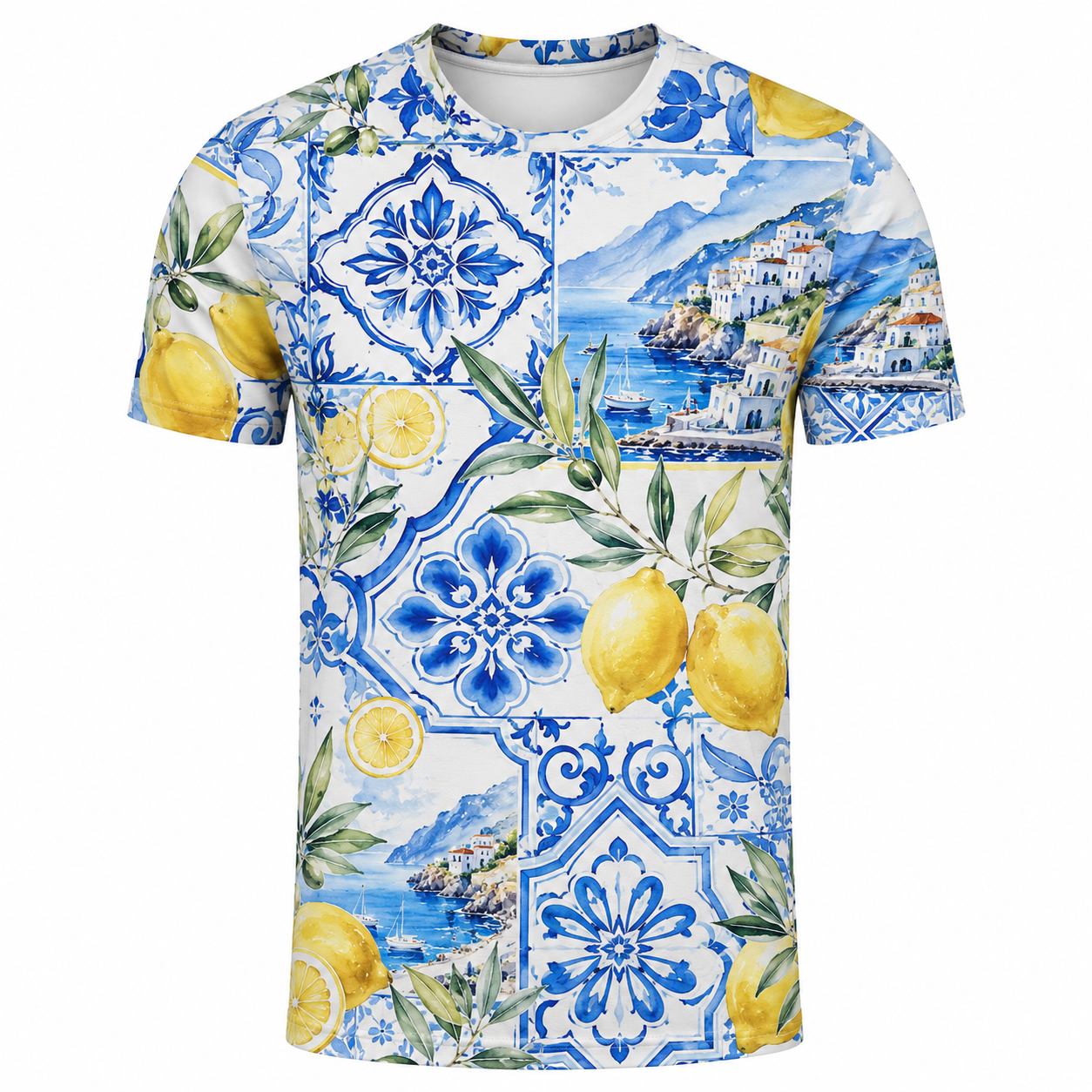 Men's Vintage Tropical Beach Resort Short Sleeve T-Shirt -24