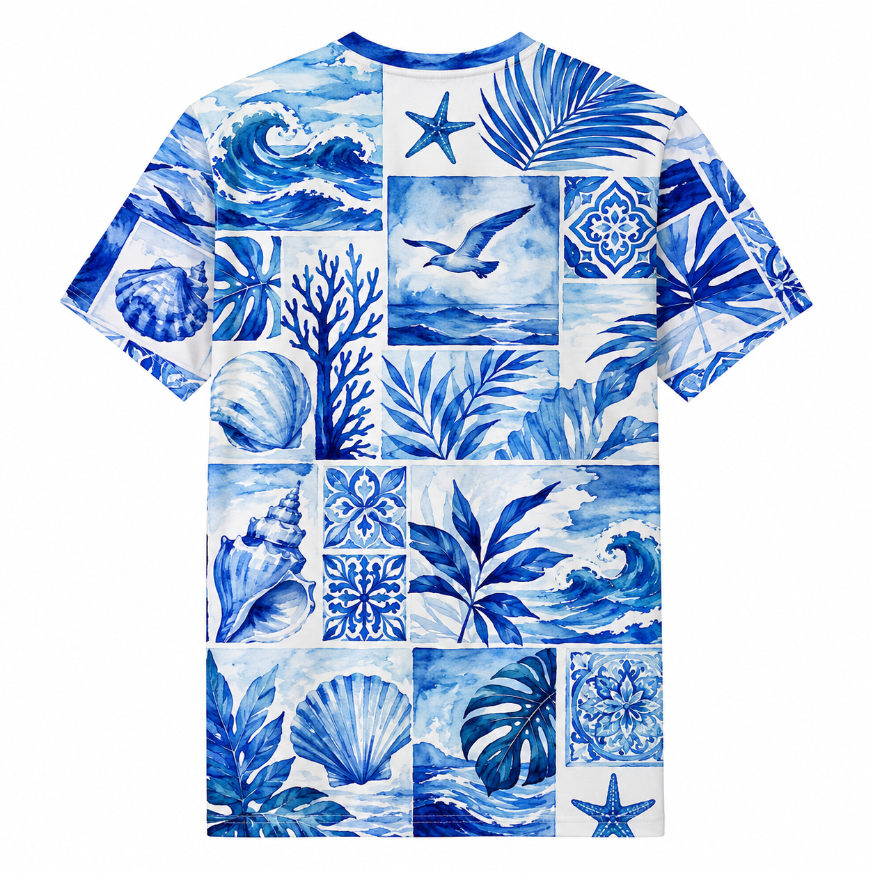 Men's Vintage Tropical Beach Resort Short Sleeve T-Shirt -13
