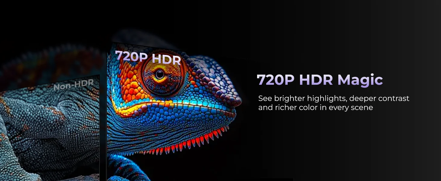 FPD Tizen TV with 720p HDR picture quality