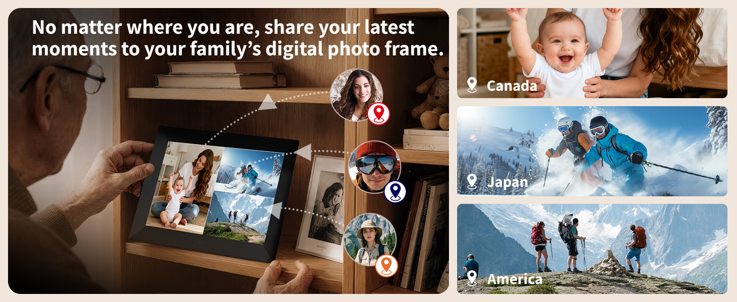 Remote Photo Sharing with Frameo App