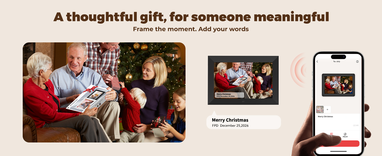 Share Photos and Messages via Frameo