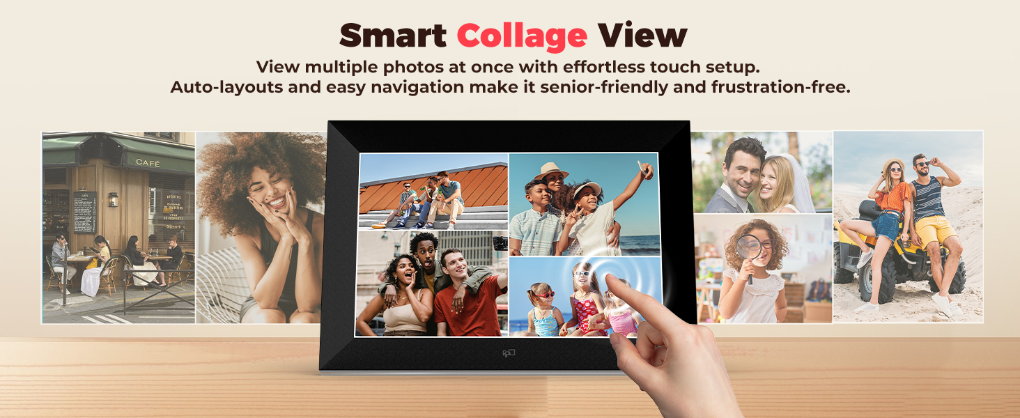 Multi-Photo Display on Digital Frame