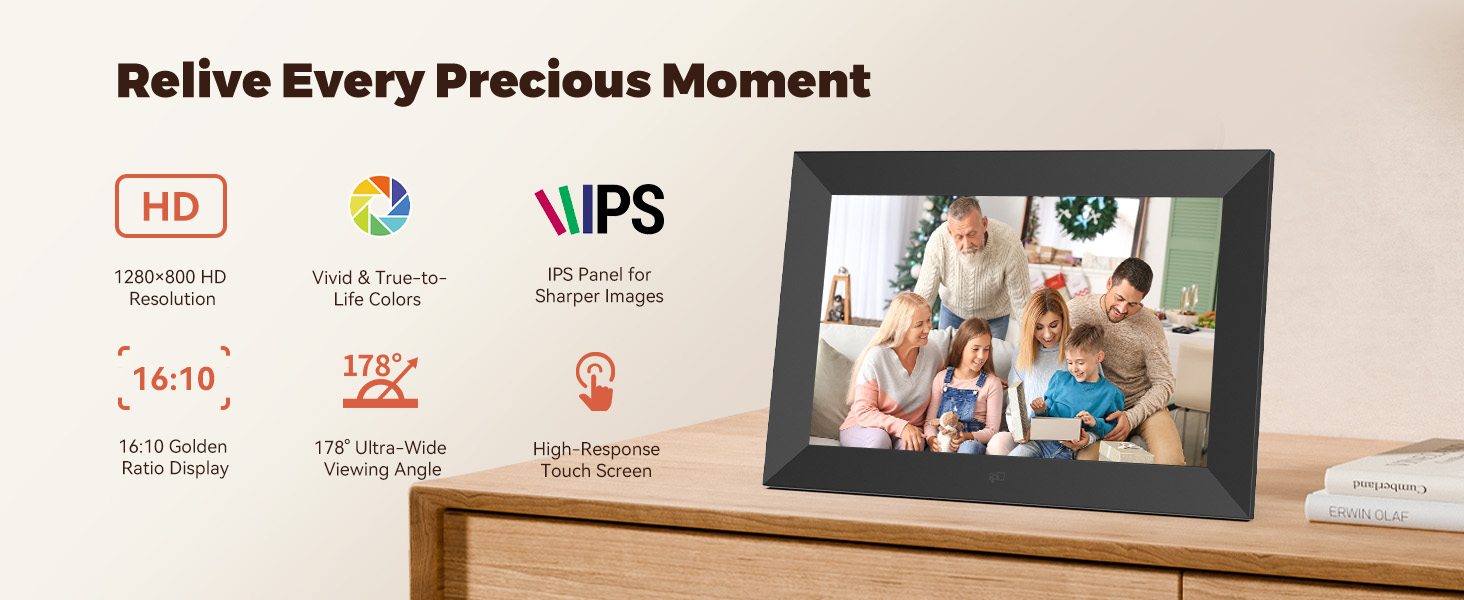10.1-Inch IPS HD Touchscreen