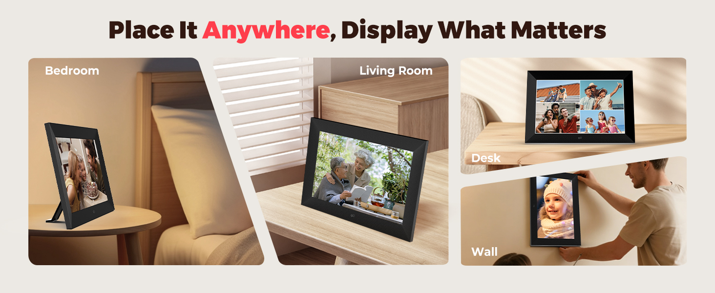 Flexible Placement and Wall Mounting