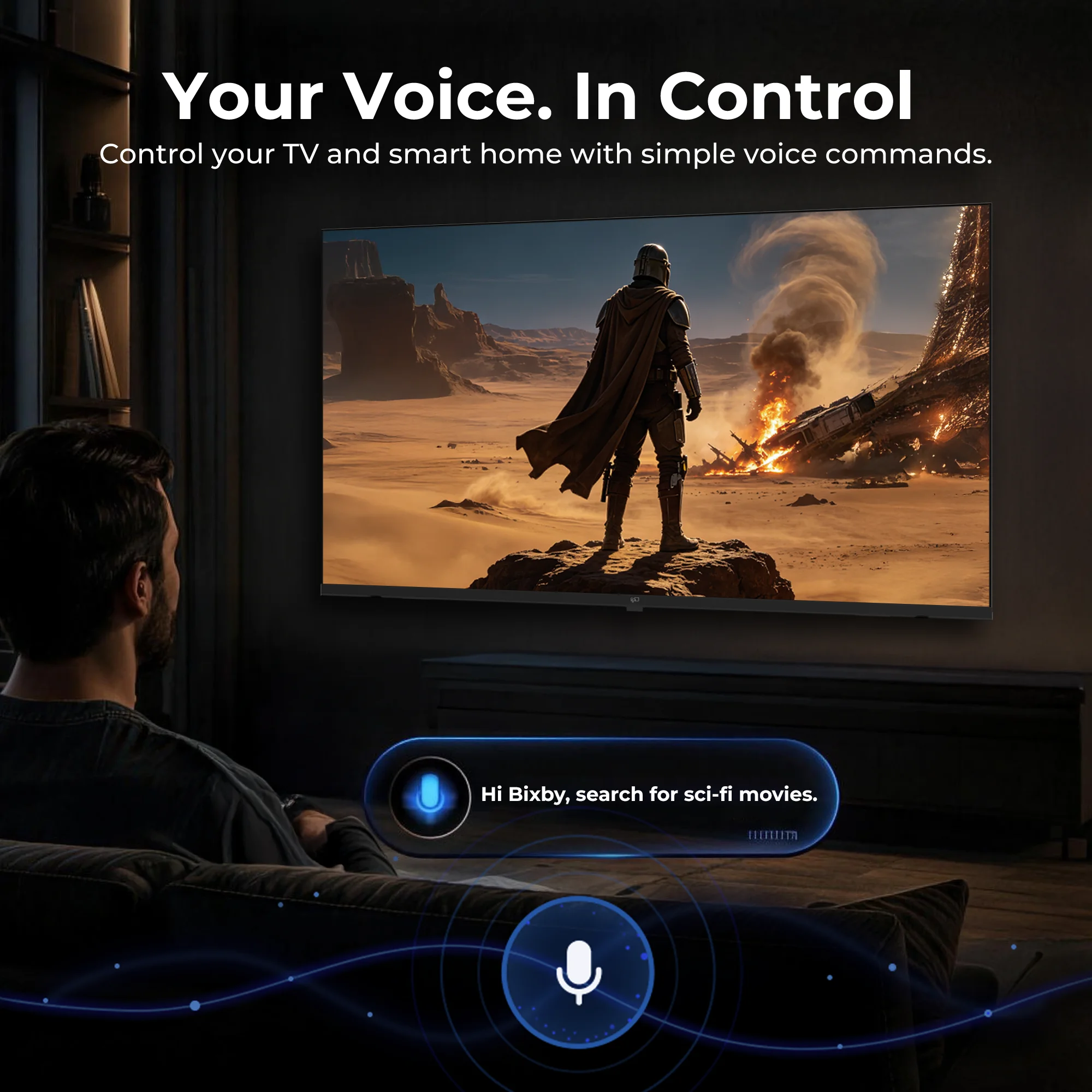 FPD 32-Inch Tizen TV with Bixby voice control