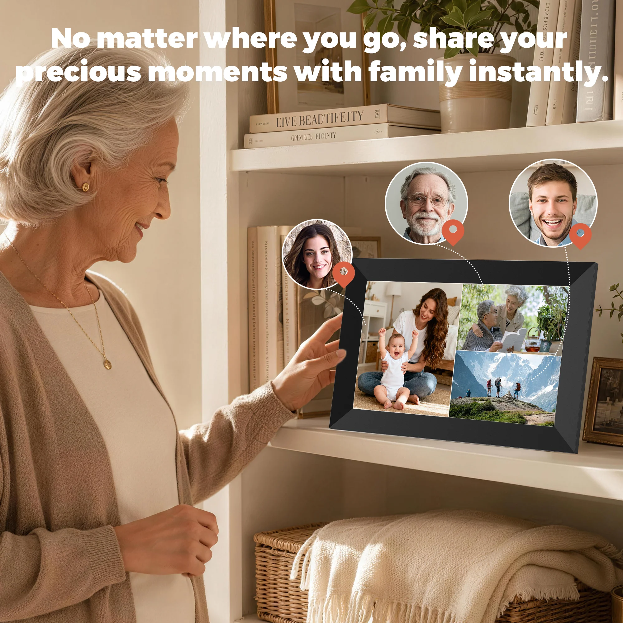 Share Family Photos Remotely with Frameo