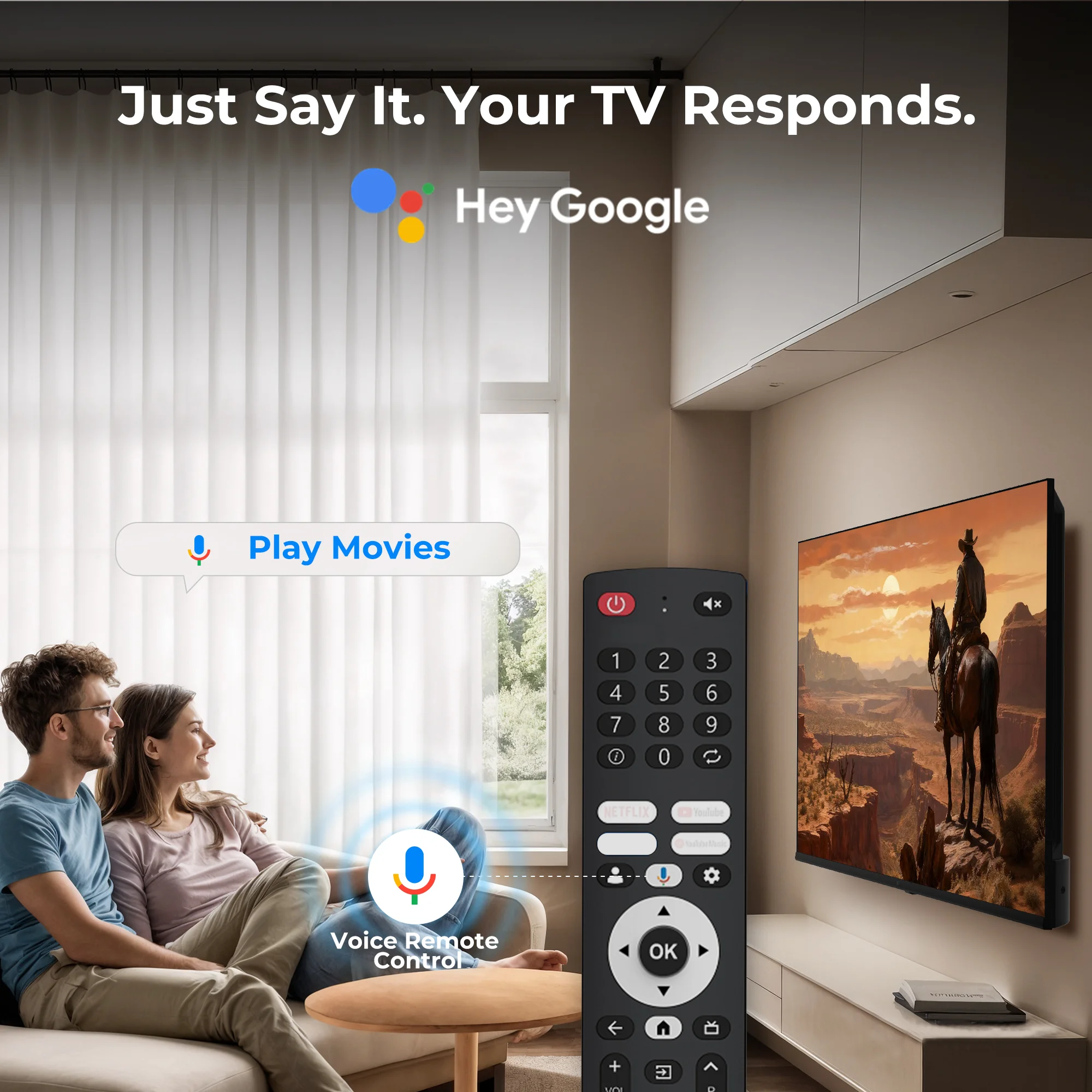 FPD 43-Inch 4K Google TV