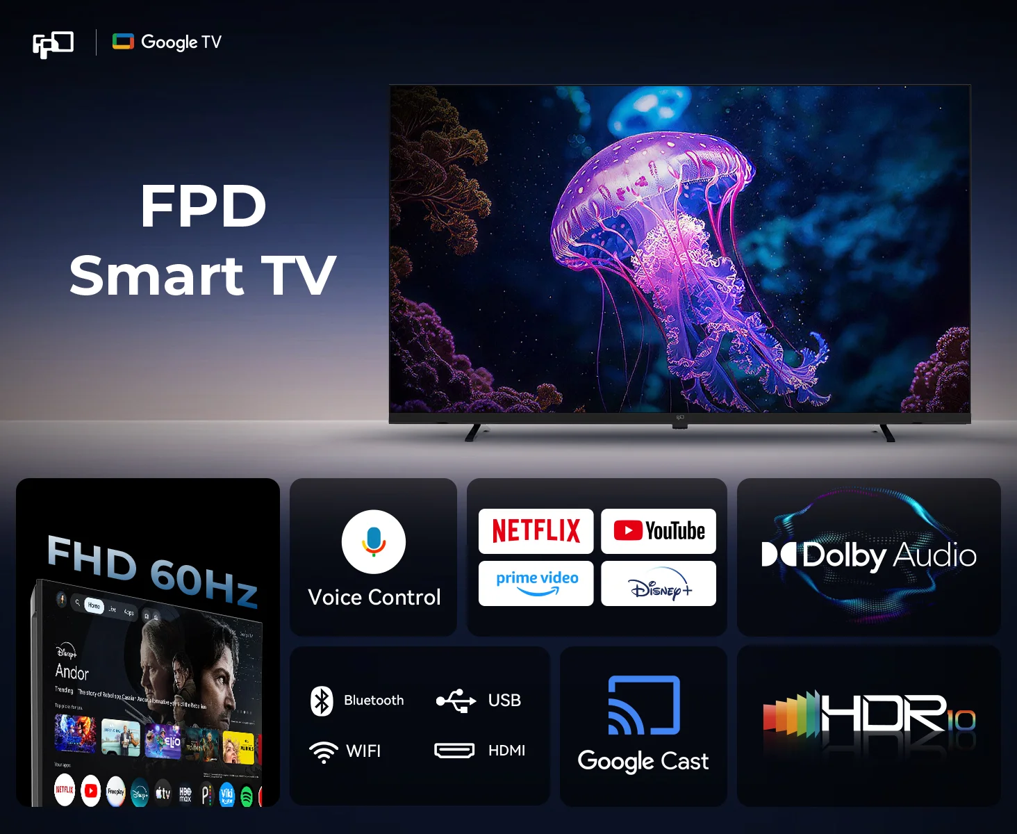 FPD Palette Series Google TV feature banner