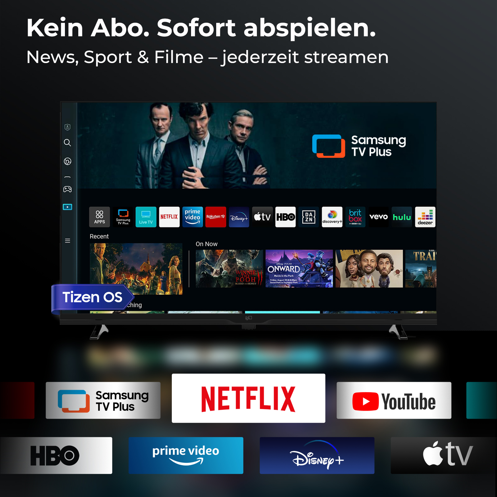 FPD 32-Zoll 720P HD Tizen TV
