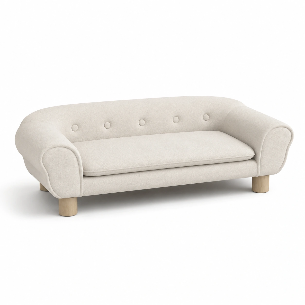 Sofa de 2 plazas color marfil-nuvoracasa