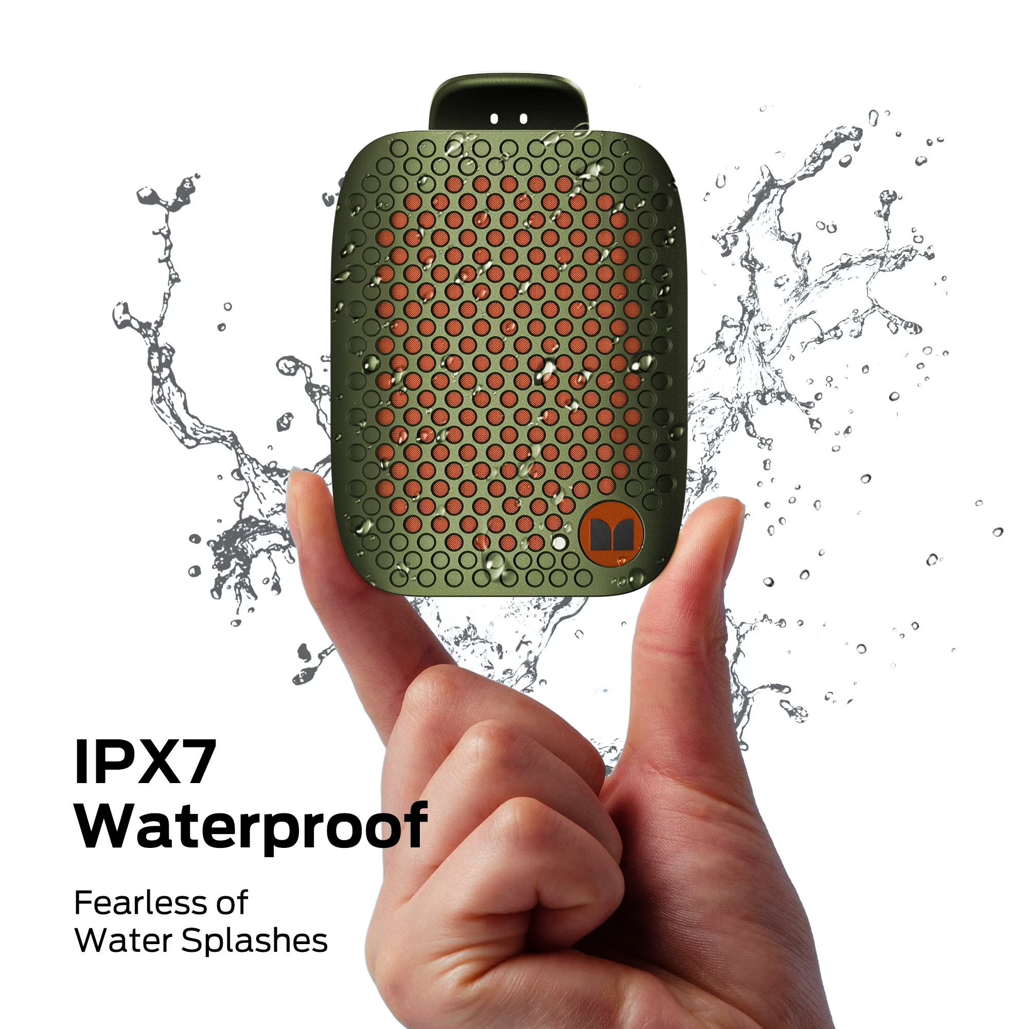 Mini Portable Bluetooth Speaker, IPX5 Water Resistant, 24 Hours Playtime, Deep Bass for Camping Travel Home