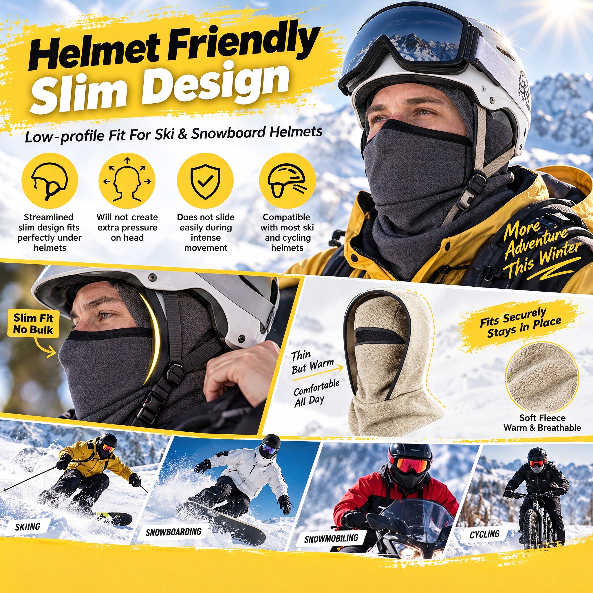 ⏳LAST DAY SALE 50% OFF!!❄️Winter All-In-One Scarf Ear Cover Warm Balaclava